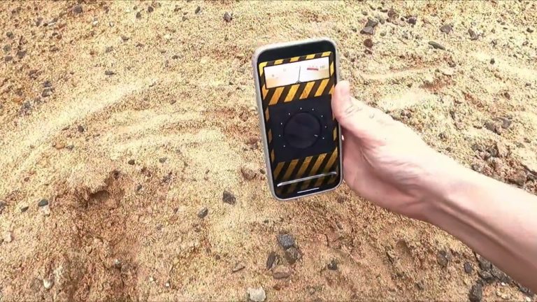 Applications pour détecter l'or et les métaux sur un téléphone portable