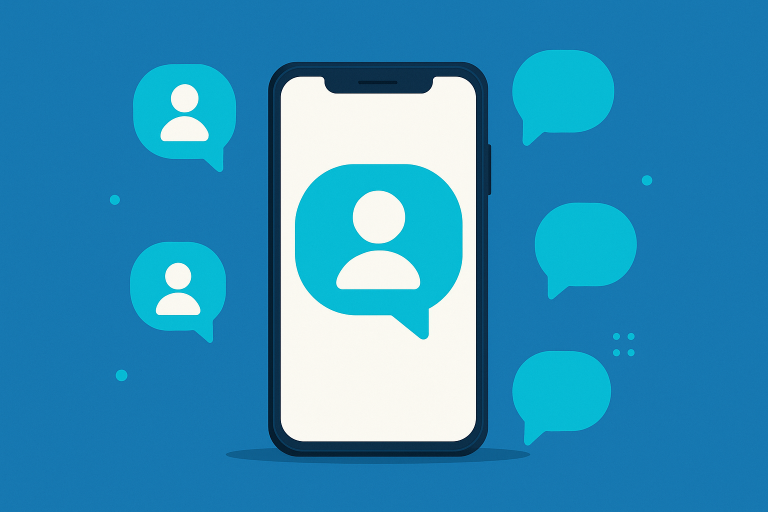 aplicación para chatear con personas cercanas